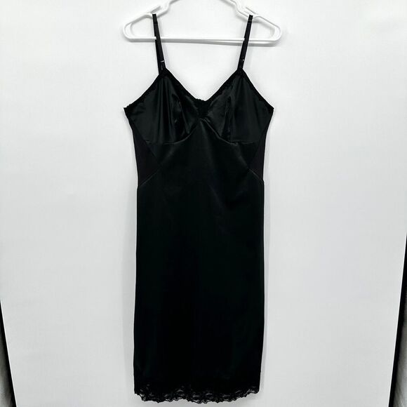 Vintage Vanity Fair Slip Dress Size 36 Medium Adjustable Stretch Panels USA‎ - Picture 1 of 11